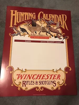 Original Winchester Hunting Calendar Please Read Description NOS Original Box • $60