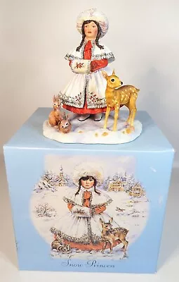 Leonardo Paintbox Poppets Snow Princess Christine Haworth Christmas Figurine • £23.99