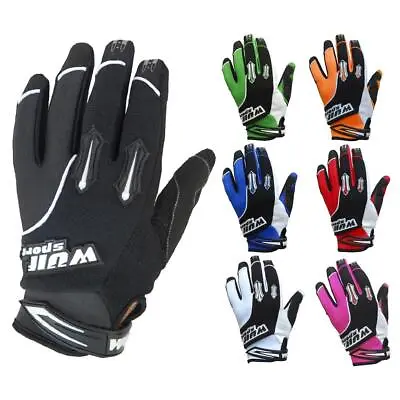 Wulfsport Cub Motocross Stratos Gloves MX Off Road Kids Youth Motorcross Glove • £10.69