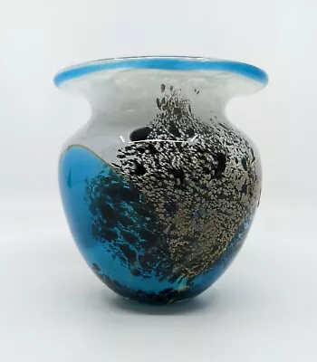 MDINA Malta Art Glass Small Seascape Glass Vase • $45