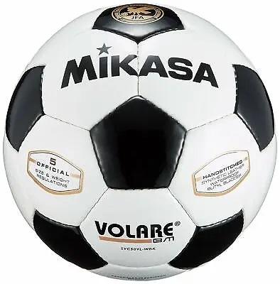 Mikasa Official SVC50VL-WBK Football Ball Soccer No.5 Japan Import Free Ship • $42.11