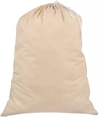 Laundry Bags - Cotton Heavy Large Sack Drawstring Storage Shopping Reusable Wash • £7.99