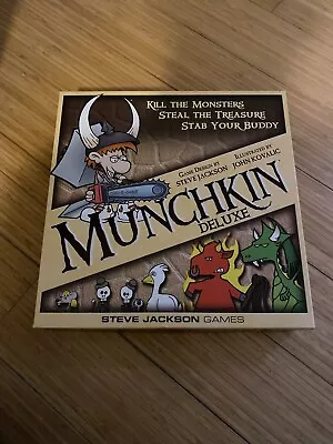 Steve Jackson Games SJG1483 Munchkin Deluxe Board Game • $10