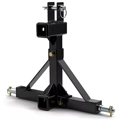 3 Point Hitch With Dual 2” Receiver Quick Hitch Tractor Mover Drawbar Hitch ... • $197.13