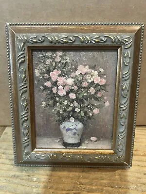 Rosiers By Marcel Dyf Textured Print Framed Victorian Era Wall Hanging **Read • $23.99