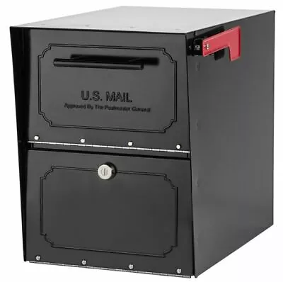 Extra Large Steel Locking Mailbox Post Mount Sturdy Heavy Duty High Security • $135