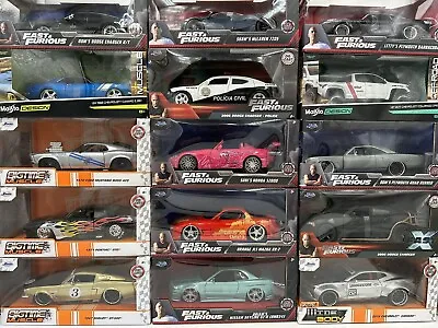 Jada 8  1:24 Big Time Muscle Fast & Furious Diecast Model Cars *YOU CHOOSE* • $29.99