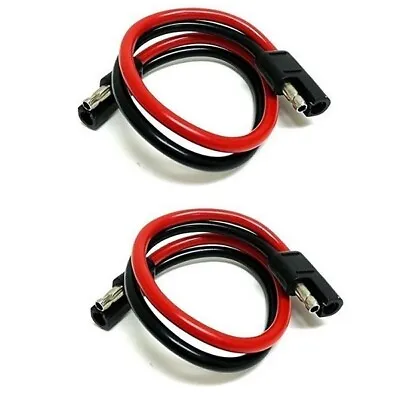 Workman TP-8 CB Radio Power Polarized Quick Disconnect 2pin 24  8Gauge Wire 2PK • $21.99