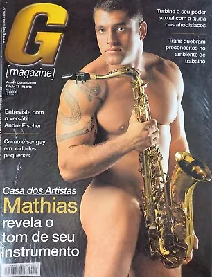 GAY MAGAZINE BRAZIL 2003 - October #73 Man Model Marcelo Mathias • $24.90