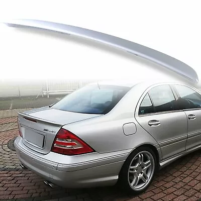 For 01-07 Mercedes Benz W203 A Style #775 Iridium Silver Painted Trunk Spoiler • $118.99