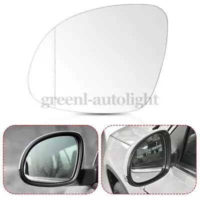 Mirror Glass W/ Backing Plate Heated LH Driver Left Side For 2009-2017 VW Tiguan • $15.98