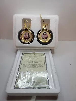 Elvis Presley 2 Set Christmas Ornament 98' Bradford Editions Blue Hawaii Viva LV • $27