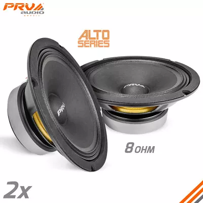 2x PRV Audio 8MR450A 8  Midrange Alto Series Speakers 900W 8 Ohms 8MR Mid • $89.82