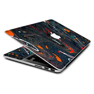 Skin Wrap For MacBook Pro 15 Inch Retina  Paint Splatter Swirls • $16.98