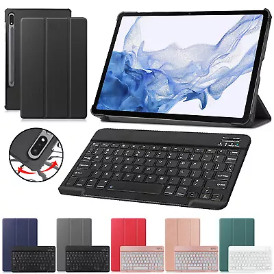 AU For Samsung Galaxy Tab S9 S9+ S9 Ultra 2023 Keyboard Slim Leather Case Cover • $34.99