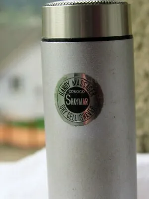 Vintage CONOCO SHAYMAR Pocket DRY CELL Shaver Battery RARE GAS OIL ADVERTISING • $9.48