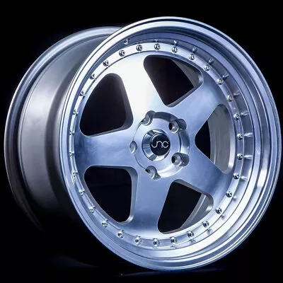 JNC Wheels Rim JNC010 Silver Machined Face 16x8 4x100/4x114.3 ET25 • $195.27