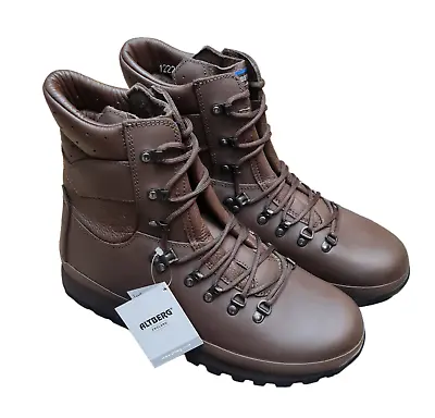 NEW Altberg Defender MTP Brown Leather Vibram Combat Boots Size 6L UK • £84.95