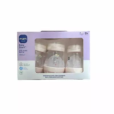 MAM Easy Start Self-Sterilising Anti-Colic Newborn & Baby Feeding Milk Bottle • £22.90