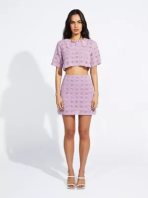 $140 • Buy Bnwt Alice Mccall Lilac Maggie Mae Set (top & Skirt) - Sizes 12 Au/14 Au