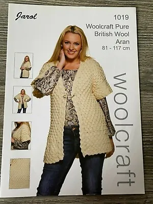 £3.07 • Buy Woolcraft Jarol Knitting Pattern: Ladies Waistcoat, Aran, 32-46 , 1019