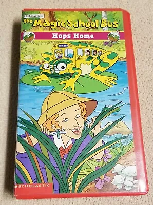 The Magic School Bus Hops Home VHS Video Tape 1995 Scholastic Frog Habitats EUC • $5.95