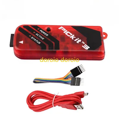 PICkit3 Microchip Original MPLAB PICkit 3 PIC In-Circuit Debugger Programmer • $35.37