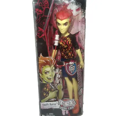 Monster High Ghoul Fair Heath Burns Boy Doll HTF 2014 Toy (Damaged Box) • $29.77