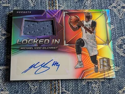 2016-2017 Spectra Locked In Michael Kidd-Gilchrist Game Worn Patch Auto 22/199 • $25