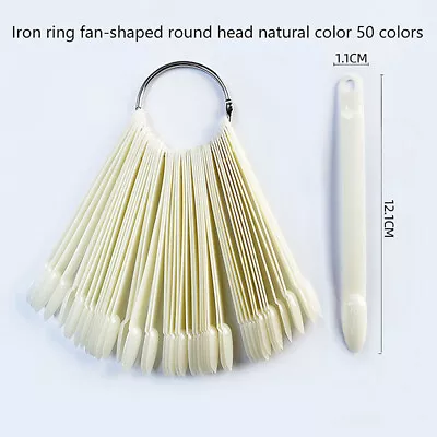 Nail Color Card For Nail Art Display False Tips Swatch Gel Nail Polish Stand Tip • $3.07