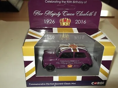 Corgi Mini Her Majesty Queen Elizabeth 90th. Birthday New • £8