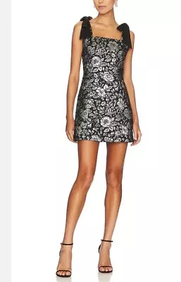 NWT Alice + Olivia Maryann Tie Shoulder Dress Size 8 • $125.99