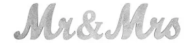 Mr And Mrs Sign For Wedding Table Mr&mrs Sign Wedding Decorations Set Silver Mr  • $23.40