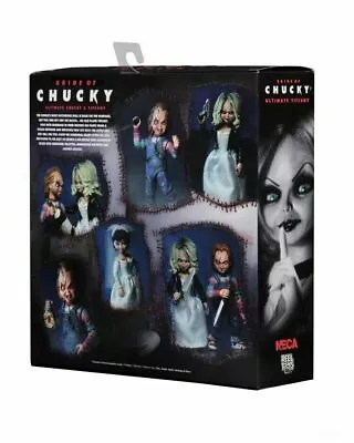 4  Action Figure 2 Pack NECA Bride Of Chucky Ultimate Chucky & Tiffany Doll Box# • $102.29