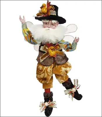 MARK ROBERTS Thanksgiving Fairy Small Fairy Doll 51-05768 With Moss Stand NEW • $129.99