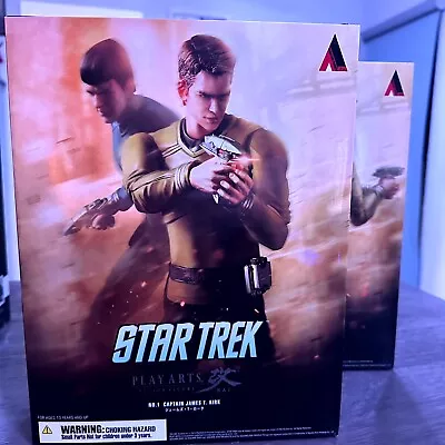 Play Arts Kai Star Trek (J.J. Abrams) Captain Kirk Action Figure • $49.99