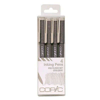 Too Copic JAPAN Multiliner Pens Set Sketch Inking Pen Marker Marqueur Gray Color • $13.18