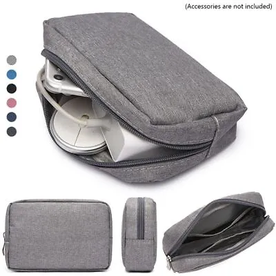 Travel Gadget Devices Pouch Storage Bag Digital Accessories Makeup Cover • £5.48