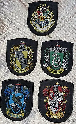 $18 • Buy Harry Potter Patch Collection 5 Patches Ravenclaw,Gryffindor,Hufflepuff And More
