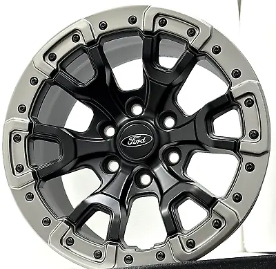 17  Black Gray OE Bronco Raptor Replica Wheels Fits 2004 2023 Ford F150 6x135 • $1049.99
