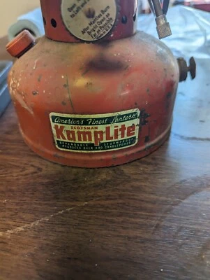 $60 • Buy Vintage Kamplite Scotsman Camp Lantern 32-b