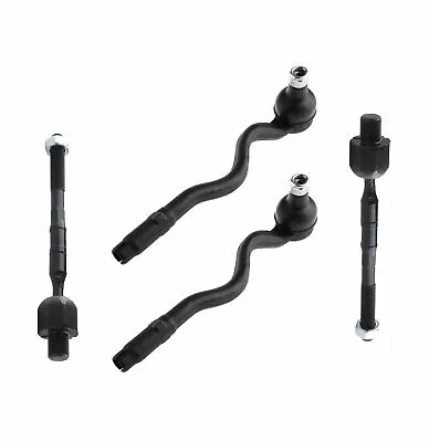 4 New Pc Suspension Kit For BMW E36 E46 Z4 3 Series Inner And Outer Tie Rod Ends • $35.73