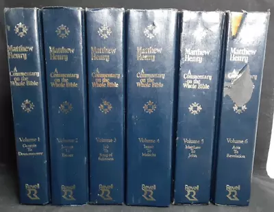 Matthew Henry’s Commentary On The Whole Bible Vol 1-6 Hardcover Used • $37.95