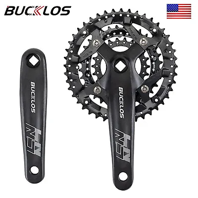 MTB Crankset 104/64 BCD 22t/32t/44t Mountain Bike Chainrings 3 X 9S Fit Shimano • $37.99