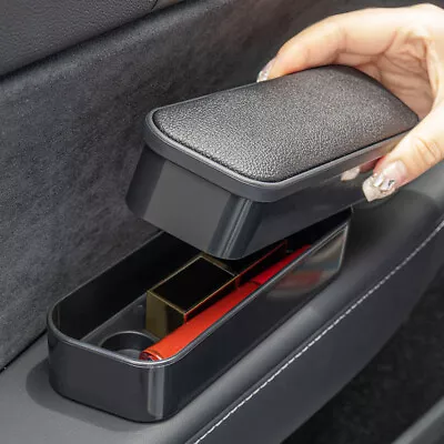 Car Armrest Door Storage Box Car Interior Lift Universal Armrest Pad Accessories • £17.77