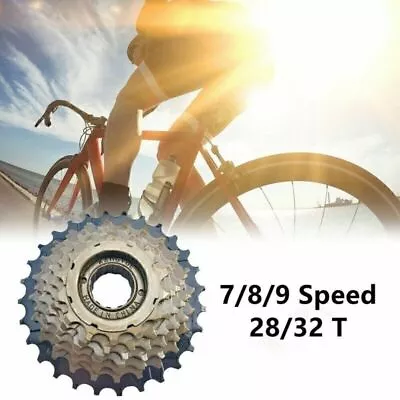 With MTB Bicycle Freewheel Wreath 28/32T Cassette Sprocket Screw Wreath 7/8/9 B0 • $26.91