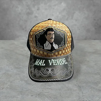 Gorra Jesus Malverde Hat Embroidered Cachucha Trucker Hat Artesania Vaquera • $18.99