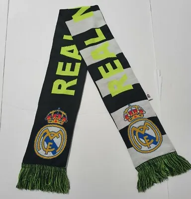 Real Madrid Scarf Winter RM Grey Bar New Season OFFICIAL  • $10.62
