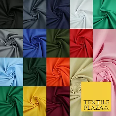£1.50 • Buy 17 COLOURS - Premium Polycotton Drill Fabric Twill Uniform Workwear Dress Craft