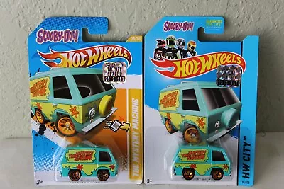 Hot Wheels 2012 & 2014 The Mystery Machine Lot Of 2 Cars From Factory Sealed Set • $15